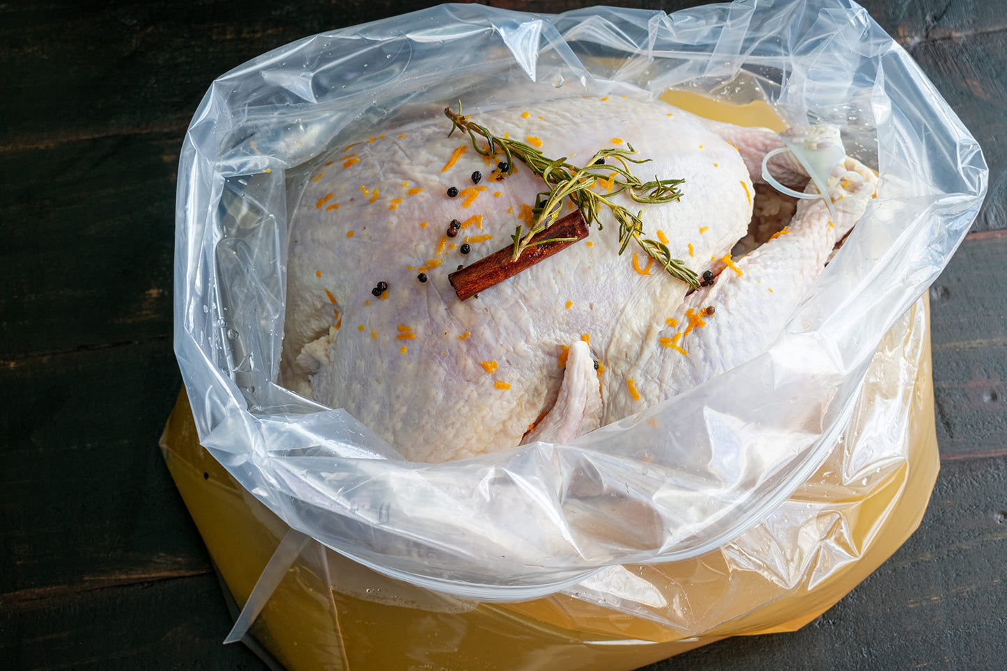 Chairman of the Bird Gourmet Turkey Brine and Rub Kit - enhanced Brine Mix  Custom BPA-Free XL Brine Bag and 2 Turkey Rub Seasonings - All Natural Gluten-Free Non-GMO No MSG  16 Ounces