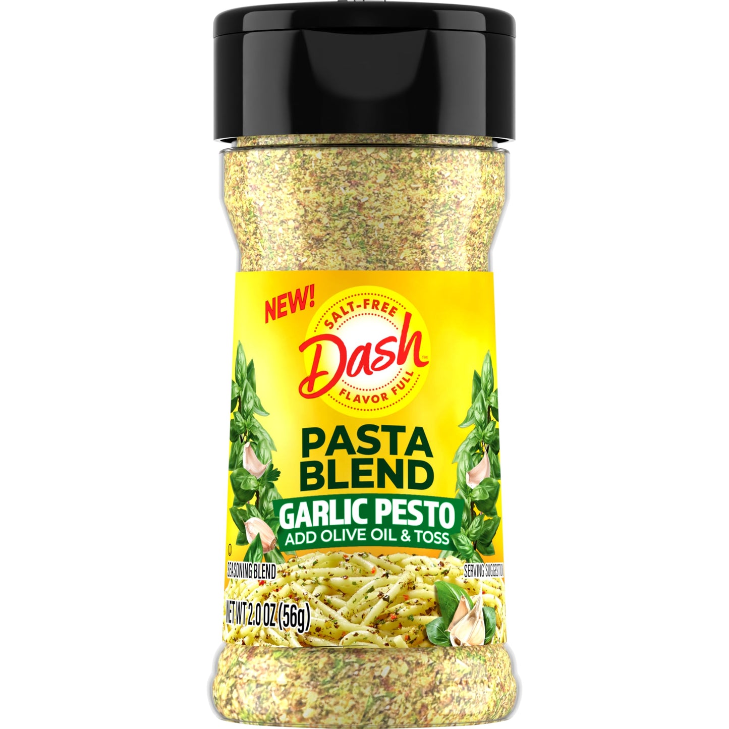 Dash Salt-Free Pasta Seasoning Blends, Garlic Pesto, 2 Ounce (Pack of 8)