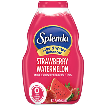 SPLENDA Liquid Water Enhancer Drops, Sugar Free, Zero Calorie, Natural Flavor, Concentrated Drink Mix, 3.11 Fl Oz Each Bottle (S