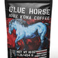 Blue Horse 100% Kona Coffee, Dark Roast, Arabica Whole Beans, 1 lb (16 oz) Bag, Farm Fresh, Authentic Hawaiian Coffee beans from