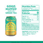 Tama Tea Sparkling Mango Green Tea - Zero Sugar, Zero Calories, Non-GMO, Antioxidant-Rich - Pack of 12