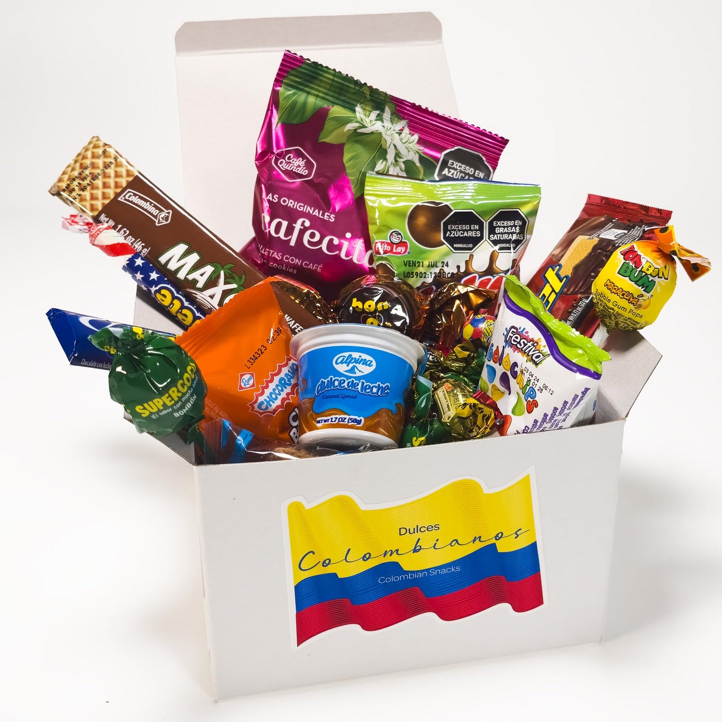 CALES Colombian Gift Box - Assorted Snacks & Sweets - 1 Fl Oz