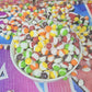 Eshopx Freeze Dried Crunchy Comets - Premium Freeze Dried Crunchy Candy With An Enhanced Flavor (10 Oz, Original Rainbow) - Perf
