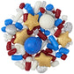 DecoPac   Deluxe Fusion Mix Candy Sprinkles, 26oz, Red, White, and Blue, Edible Sprinkles for Cakes, Cupcakes, Cookies