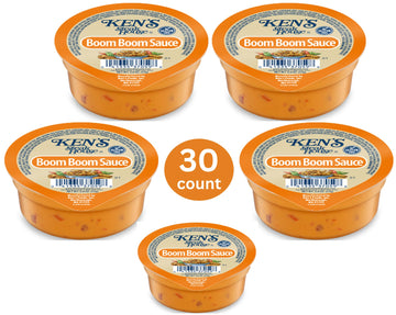 30 Count | Salad Dressing Dipping Sauce Portion Cups | Single Serve Packets (Boom Boom Sauce)
