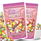 Freeze Dried Candy - Fruit Crunch Sour 4 Oz - 2 Pack - Assortment Strawberry, Orange, Lemon, Grape, Lime Flavors Bag Pouch - Ide