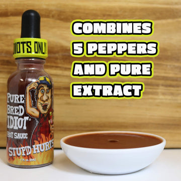 ASS KICKIN' Premium Gourmet Idiot Hot Sauce - Ultimate Hottest Gift - 1 Fl Oz (Pack of 1) - PureBred Idiot