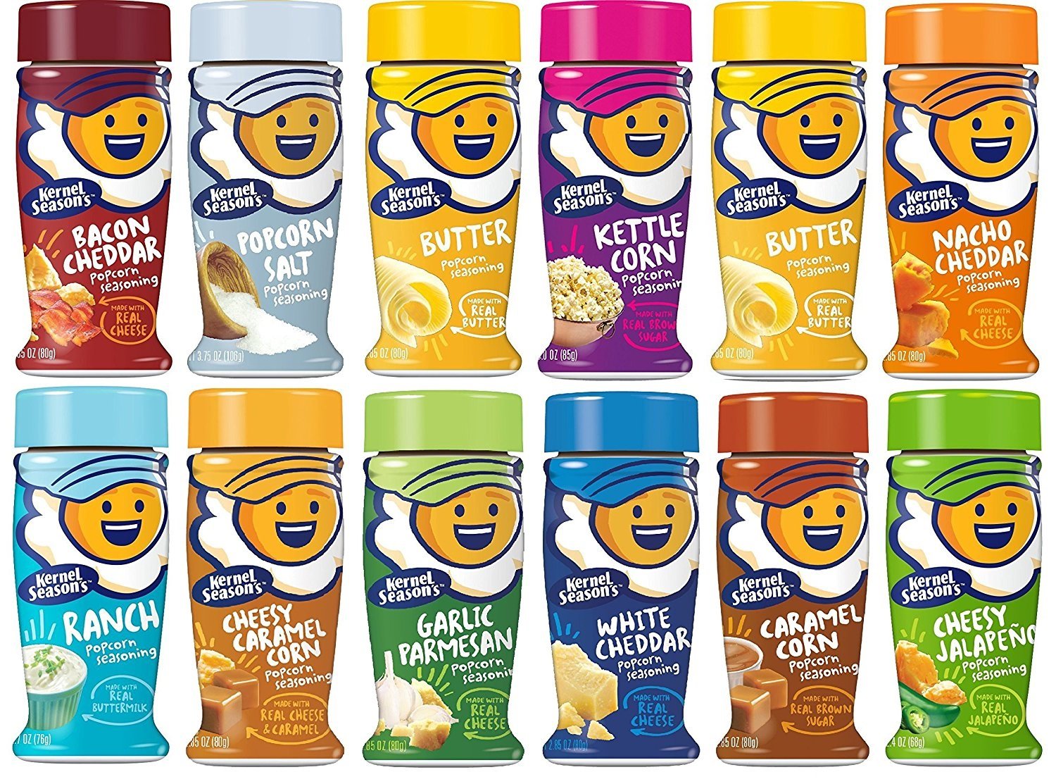 Kernel Seasons COMPLETE SEASONING KIT (Variety Pack Bundle of ALL 12 Flavors)