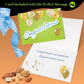 NUT CRAVINGS Gourmet Collection Congratulations Nuts Gift Basket with Congrats Ribbon + Greeting Card in Reusable Wooden Tray (1
