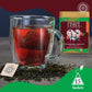 Pride Of India | Pack Of 6 - Pommberry Wine-Inspired Fruity Green Tea | 15 Pyramid Full Leaf Individually Wrapped Tea Bags | Tangy & Fruity Flavor | Vibrant & Uplifting Experience | Caffeine Free