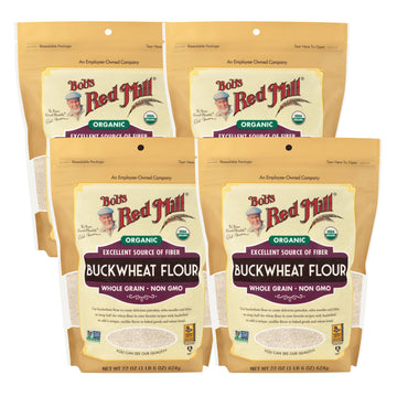 Bob'S Red Mill Organic Buckwheat Flour, 22-Ounce (Pack Of 4)