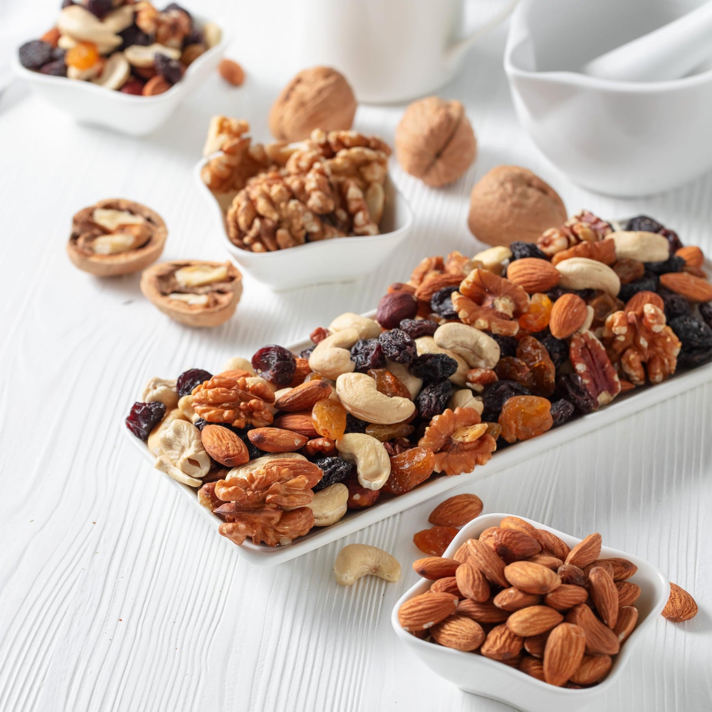 Yupik Raw Mix Nuts, 1 Lb, Premium Natural Mixed Nuts With Almonds, Walnuts, Pistachios, Cashews, And Brazil Nuts, Healthy Snack,