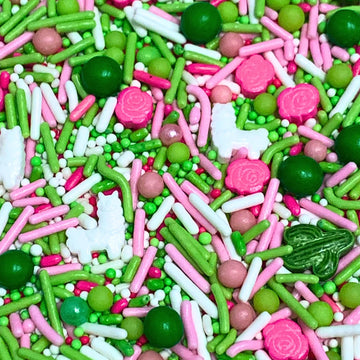 Cool Mom Sprinkles Llama Cactus Sprinkles (4 Oz.) - Festive Themed Sprinkles For Decorating Desert Cakes, Cupcakes, Cookies & De