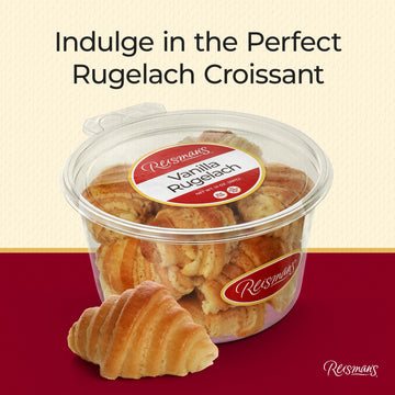 Vanilla Rugelach | Dairy-Free, Nut-Free, Ou Kosher-Certified Mini Croissants | Breakfast Pastry | Coffee And Tea Snack | Bakery