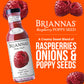 Briannas - Home Style Raspberry Poppy Seed Dressing - Fine Salad Dressing Made With Premium Ingredients - Gluten Free, Kosher, &