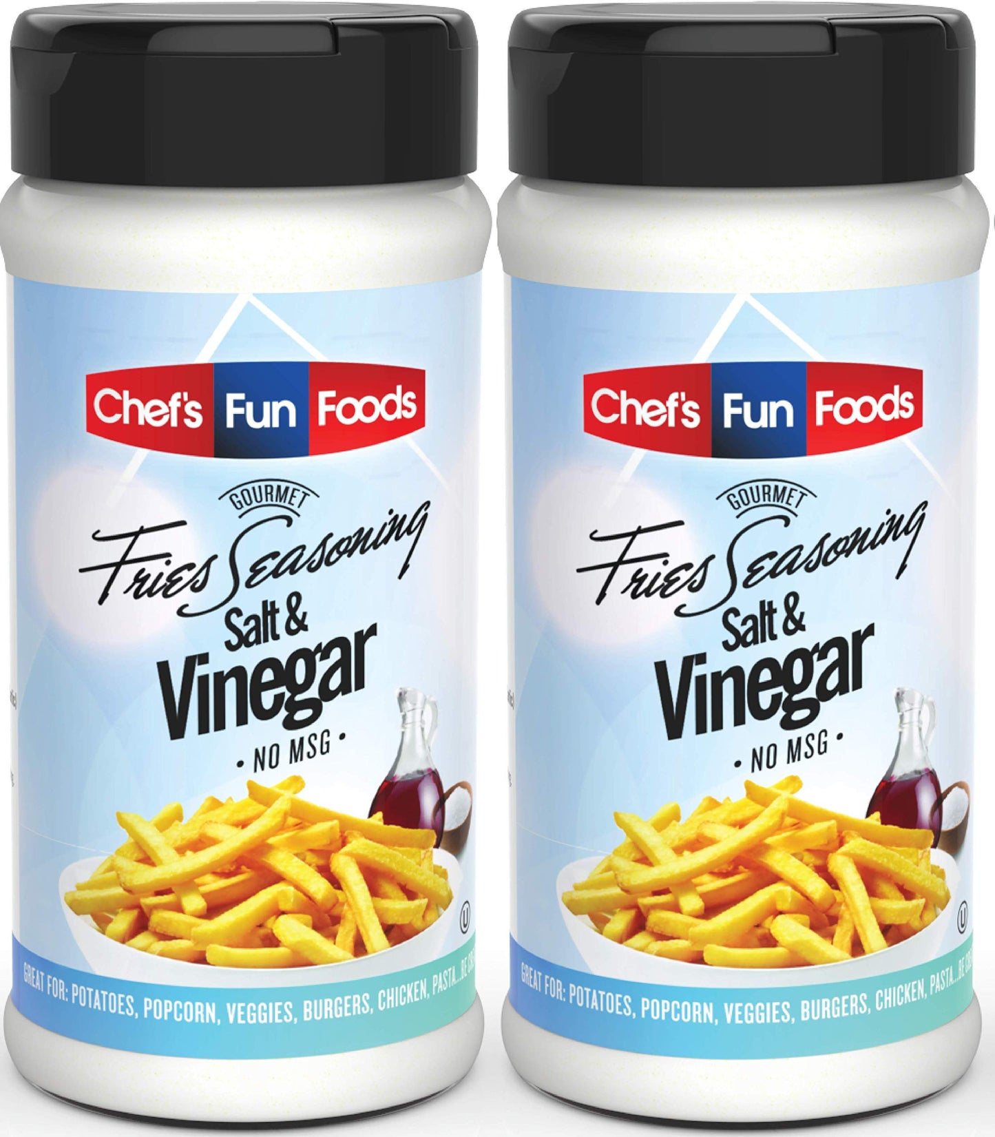 Gourmet Fries Seasonings Bottle  Salt And Vinegar  12 Ounce (2 Pack)