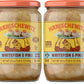 Manischewitz Whitefish & Pike Gefilte Fish in Liquid Broth 24oz (2 Pack), All Natural, Packed with Protein, No Added MSG, Kosher