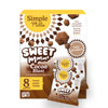 Simple Mills Cocoa Blast Sweet Mmms Baked Snack Packs, 8 Total Count, Bite-Sized Gluten Free Snacks Dusted with Cocoa Powder, Sw