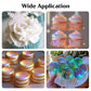 Iridescent Edible Glitter - 6G Rainbow Drink Glitter For Cocktails Luster Dust Edible Neon Food Grade Metallic Shimmer Powder Ca