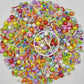 Sentovac Rainbow Jimmies And Pearls Sprinkles Mix | Edible Cake Cupcake Sprinkles 1 Bottle 3.5Oz/ 95G | For Wedding Party Baking