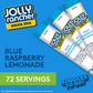 SINGLES TO GO! Jolly Rancher Drink Mix, Blue Raspberry Lemonade, 12 Boxes, 72 Total Servings, 0.5 Ounce Pack of 12