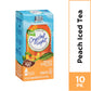 Crystal Light On-the-Go Peach Iced Tea Drink Mix, 10 Count (Pack of 8)