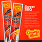 Country Meats, Meat Sticks, 0 Trans Fat, Usda Certified, Good Source Of Protein, Carb Conscious Snack (10 Meat Sticks, Sweet Bbq