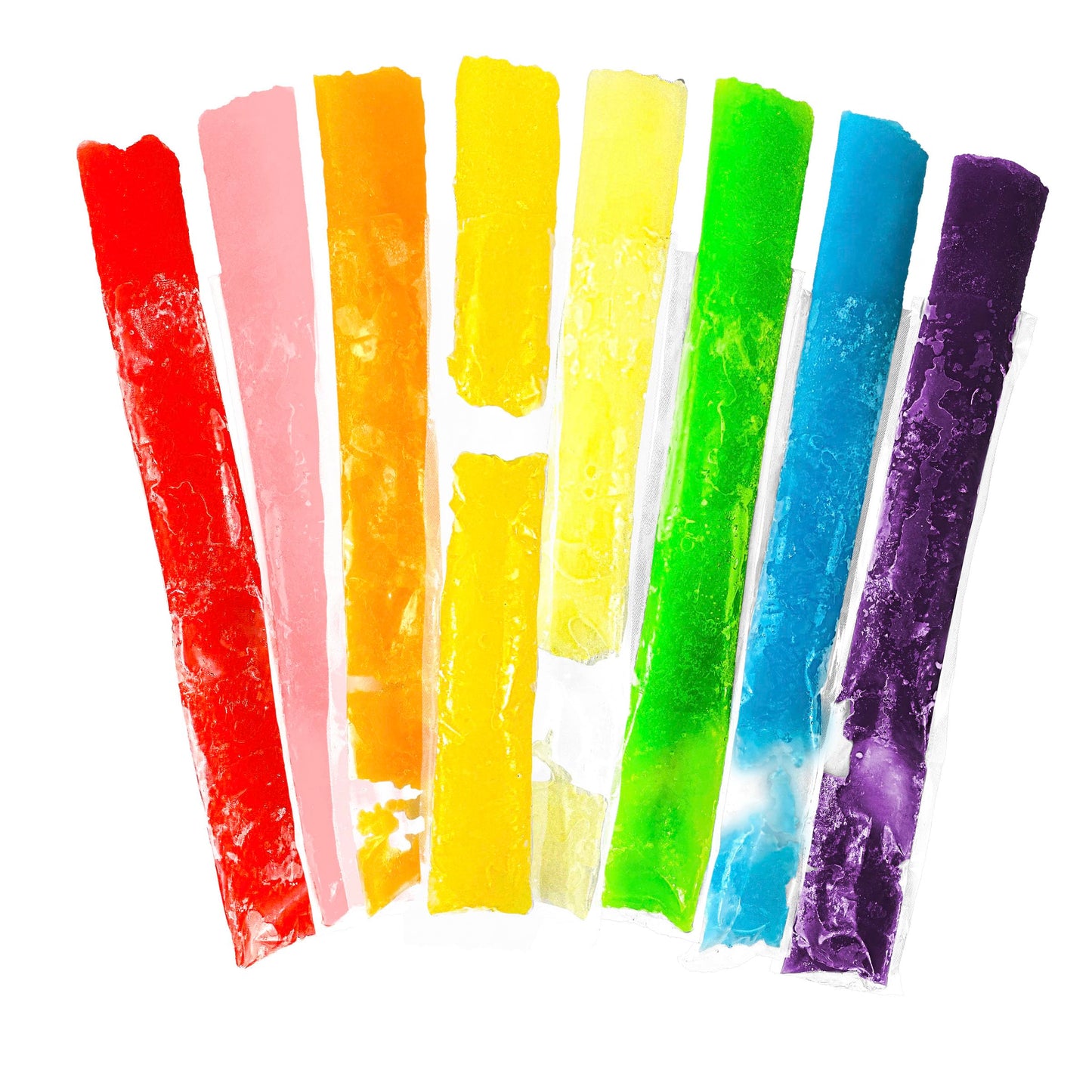 FunPops Frozen Ice Pops, 24-Fruit Flavored Freeze Pops, Frozen Summer Snack For All Ages, Low Calorie