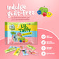 Heaven & Earth Sugar Free Lil Taffy Fruit Mix (Approx. 20 Count) | Dye Free Candy | Made With Natural Colors & Flavors, No High Fructose Corn Syrup, Gluten Free, Nothing Artificial, Goody Bag And Pinata Fillers, Kosher, Wonderfully Delicious!