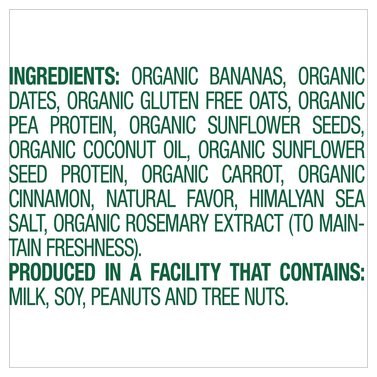 Cocomelon Sprout Organic Baby Food, Toddler Snacks, Bananas, Peas And Carrots Snack Bar (6 Pack)