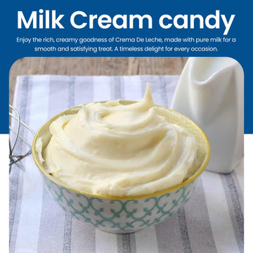 Crema De Leche || 2.5Lb || Milk Cream Candy (Milk Crme), Keto Snack, Healthy Snacks, Non Fat Milk, La Bayamesa (Pack 24)