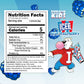 Bubblegum Kids ICEE Blue Raspberry Sugar Free Gum | Vegan, Low Calorie | 55 Count Pack | Blue