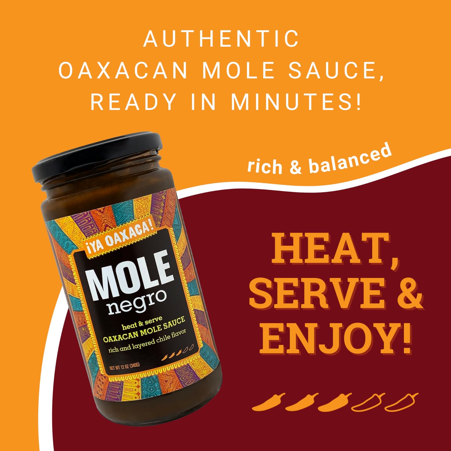 Ya Oaxaca - Variety Pack - Includes 1 Jar Each Barbacoa Marinade, Escabeche,& Mole Negro - Great Marinade For Chicken, Pork, Or