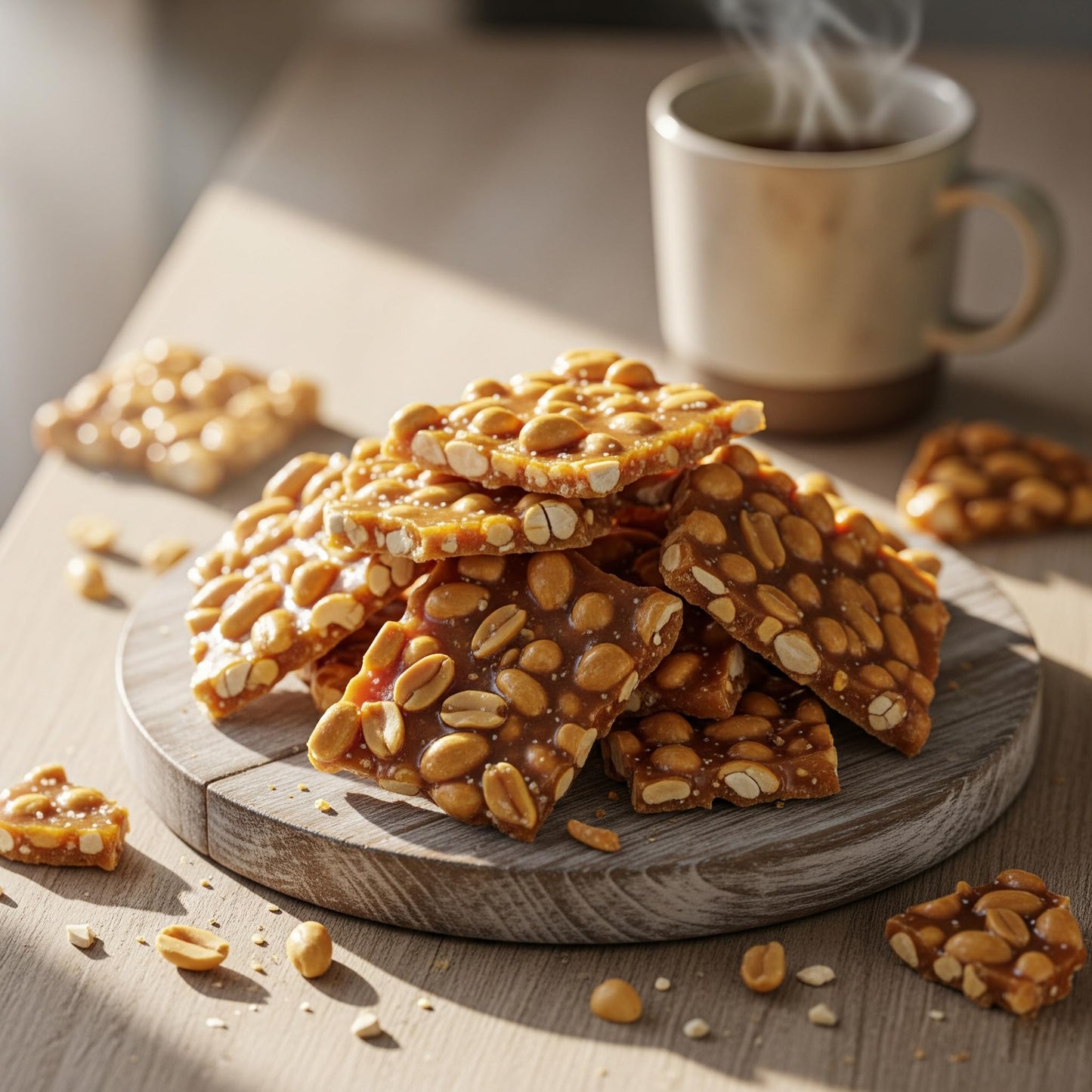 The Hampton Candy Company Peanut Brittle - 1 Pound Bulk Bag