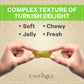 Eastanbul Turkish Delight Pistachio 8.8Oz Gourmet & Double Roasted Pistachios Filled, Turkish Delights Rich Pistachio Nuts Conte