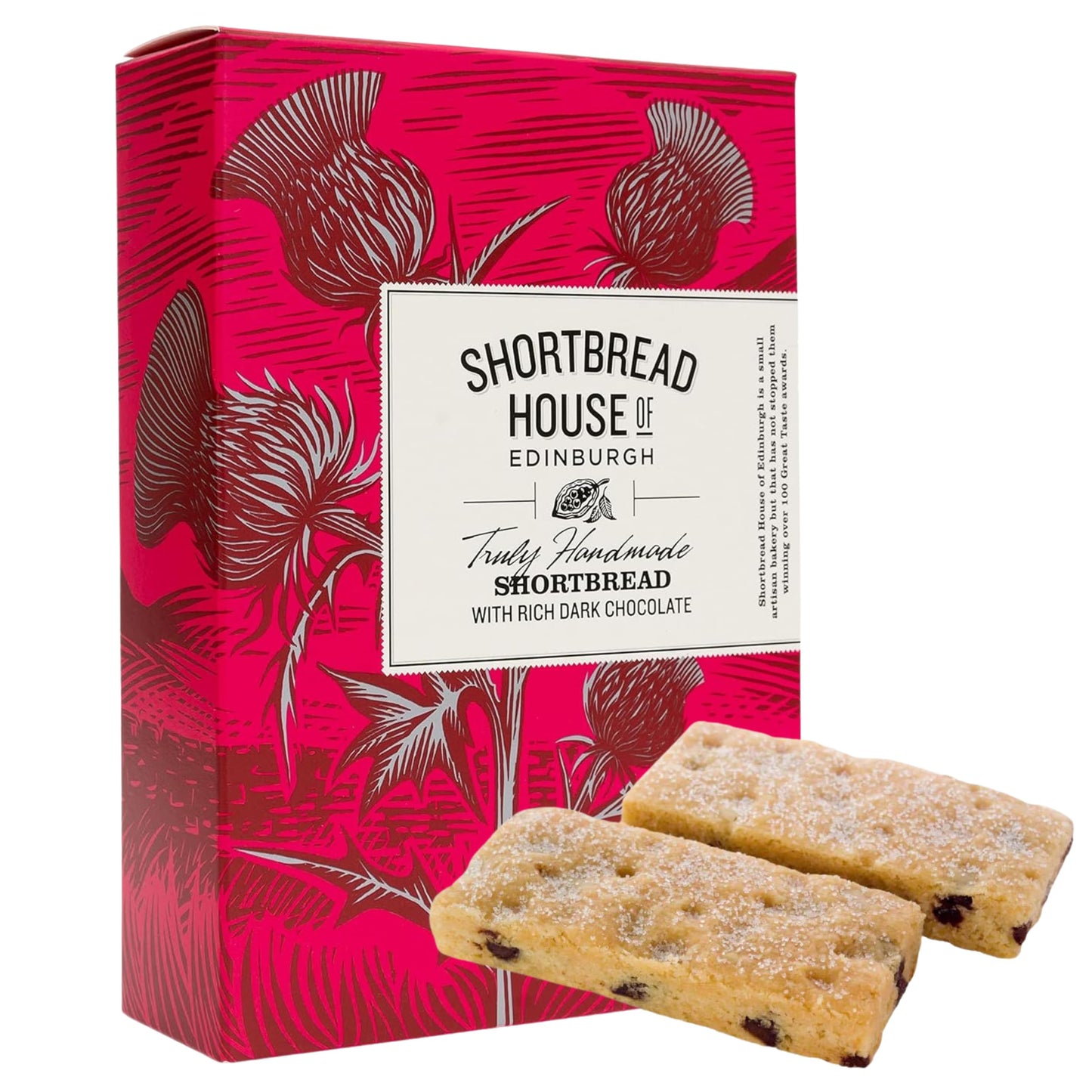Shortbread House of Edinburgh Shortbread Fingers with Dark Chocolate Chips, 6 Ounce