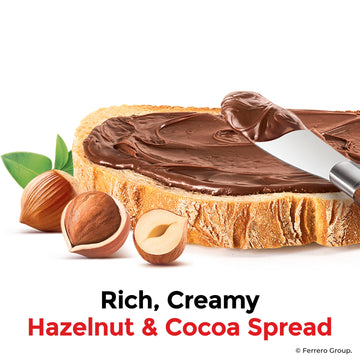 Nutella Hazelnut Spread With Cocoa For Breakfast, 26.5 Oz Jar