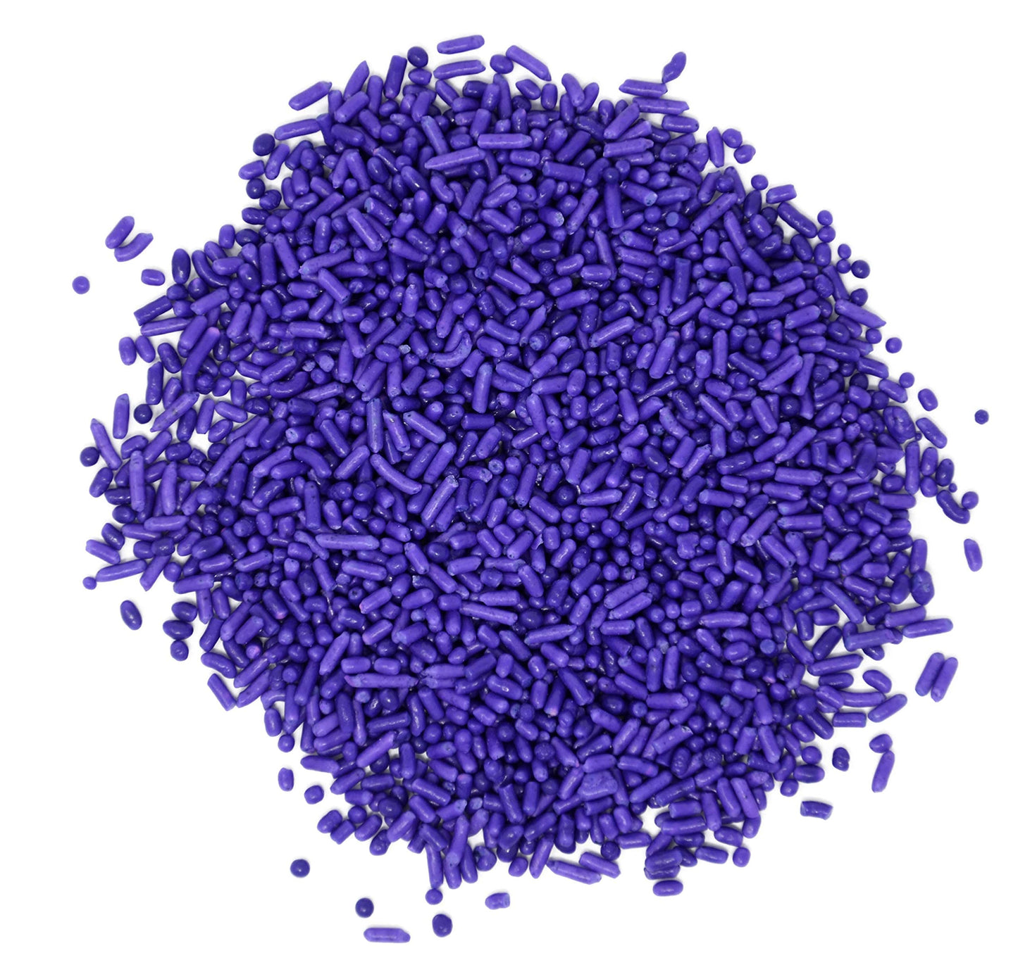 Mystic Sprinkles Solid Color Jimmy Sprinkles (Perfectly Purple Jimmies 3Oz)