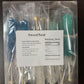Classic Rock Candy Sticks Individually Wrapped, By Sweetnest Candy (18 Count, Frozen Ice (Blue, Light Blue & White))