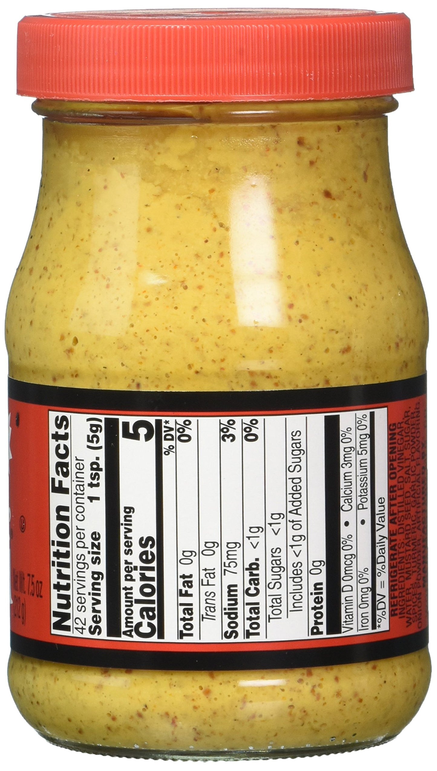 Mr. Mustard Mustard Hot, 7.5 Ounce (Pack of 2)