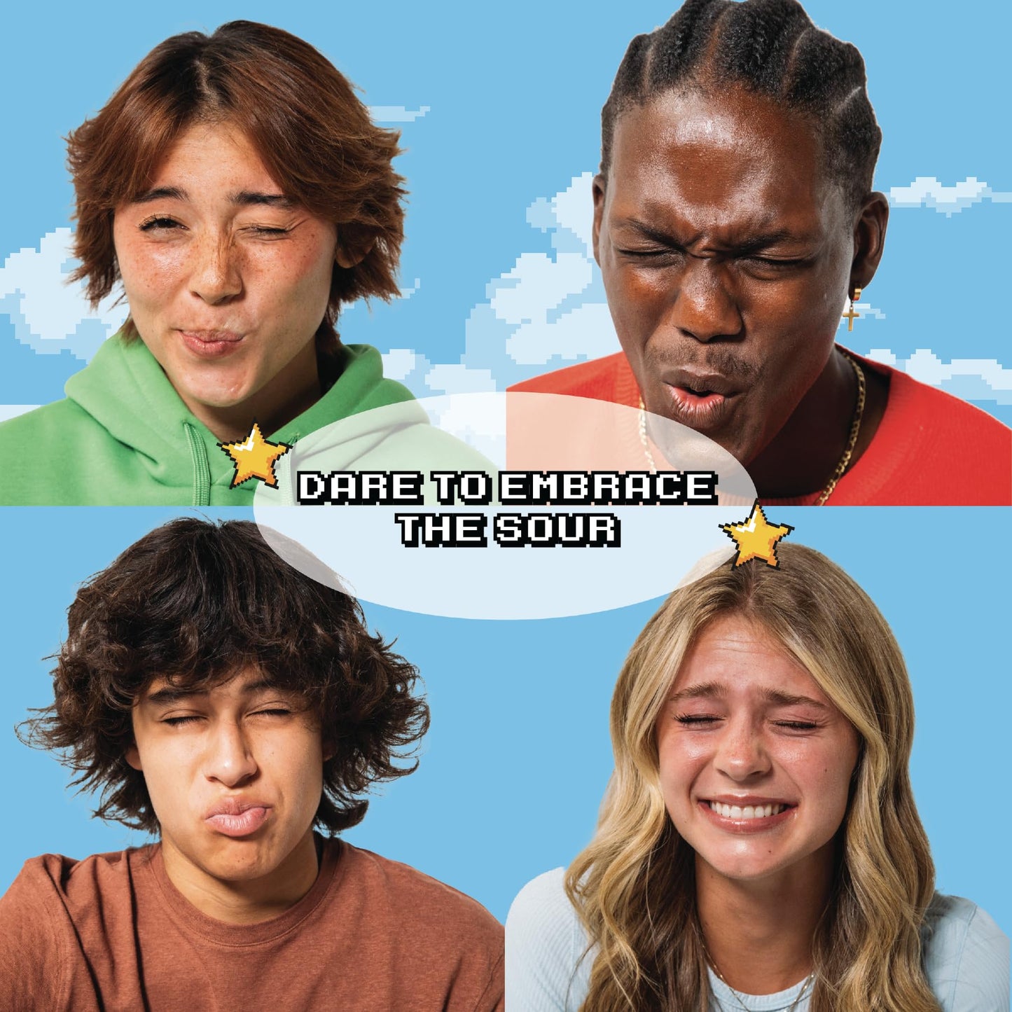 FINAL BOSS Holiday Sour Candy, Sour Strawberries, Fruit Chews with Real Dried Fruit, 10 Pack, Low Calorie Snack