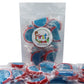 Jelly Fruit Slices Gummy Candy Individually Wrapped (Blue Raspberry, 1 Pound)