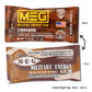 MEG Military Energy Gum - Cinnamon Flavor, 100mg Caffeine per Piece, Pack of 18, Brown