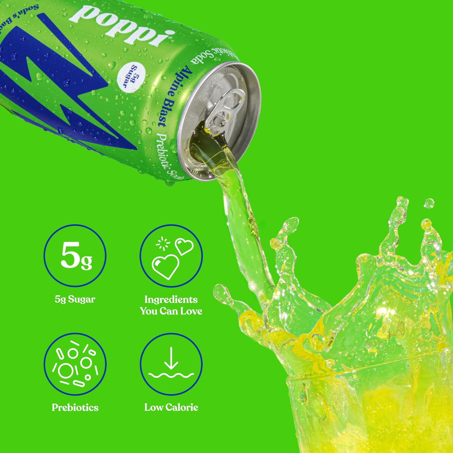 Poppi Sparkling Prebiotic Soda Beverage with Apple Cider Vinegar  Seltzer Water and Fruit Juice  New Obsessions Variety Pack  12 Fl Oz  Pack of 12  Packaging May Vary