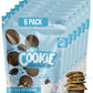 My Cookie Dealer Protein Cookies, Crunchy Milk & Cookies, 25g Protein, 6 Pack, Vegan, Individually Wrapped Snacks