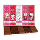 Snoopy Chocolate Variety Gift Box, 5 Gourmet Belgian Chocolate Bars, 1.5Oz Each