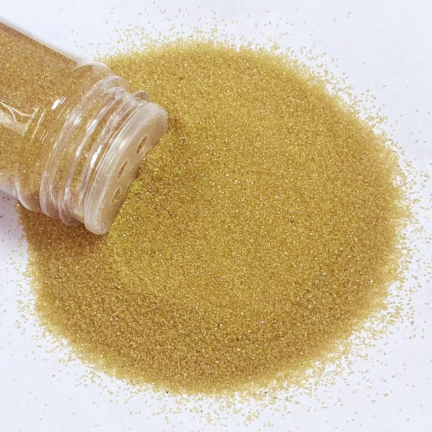 Philaeec Gold Sanding Sugar Edible Sparkling Crystals For Baking Cake Decoration Cookie Ice Cream Cupcake Toppers Wedding Party