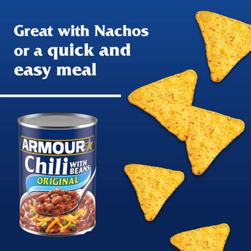 Armour Star Chili With Beans, 14 Oz. (Pack Of 12)