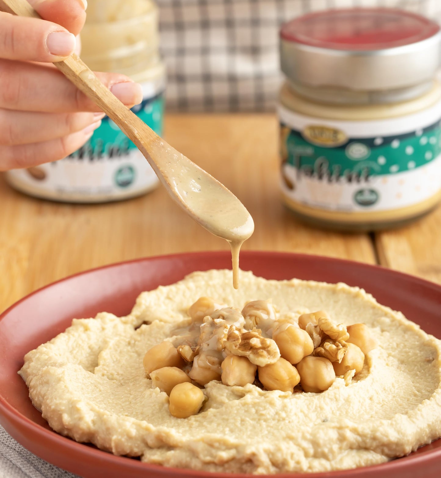 Tahini, Tahini Paste, Tahini Sauce, Tahini Paste For Hummus, Tahini Cream, Sesame Tahini, 7.05 Oz.(200 Gr)