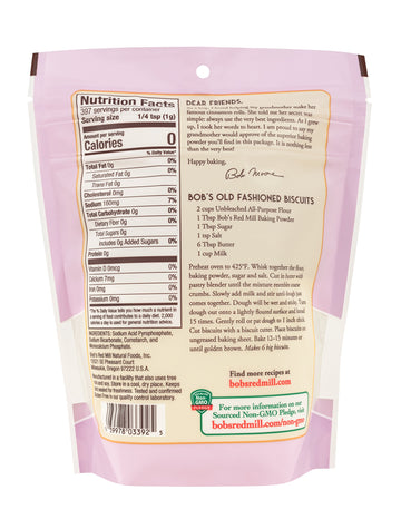 Bob'S Red Mill Baking Powder, 14 Ounce (Pack Of 1)